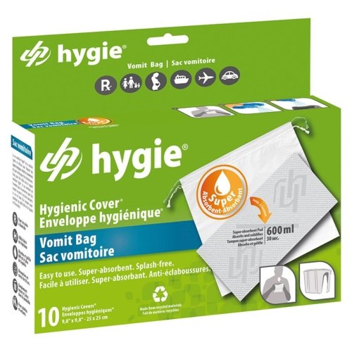 Hygienic covers® for vomit supports