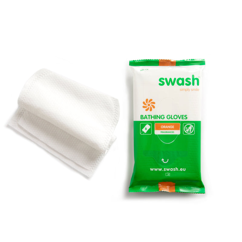 Swash® Bathing Gloves - Orange