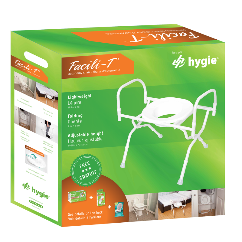 FACILI-T™ folding commode kit